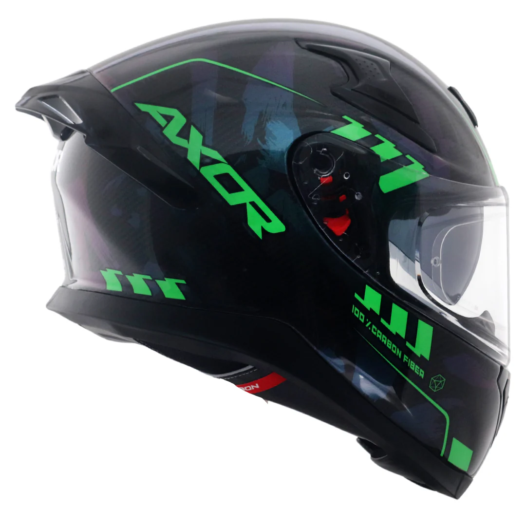 Apex Gloss Carbon Small Checks Helmet - Image 5