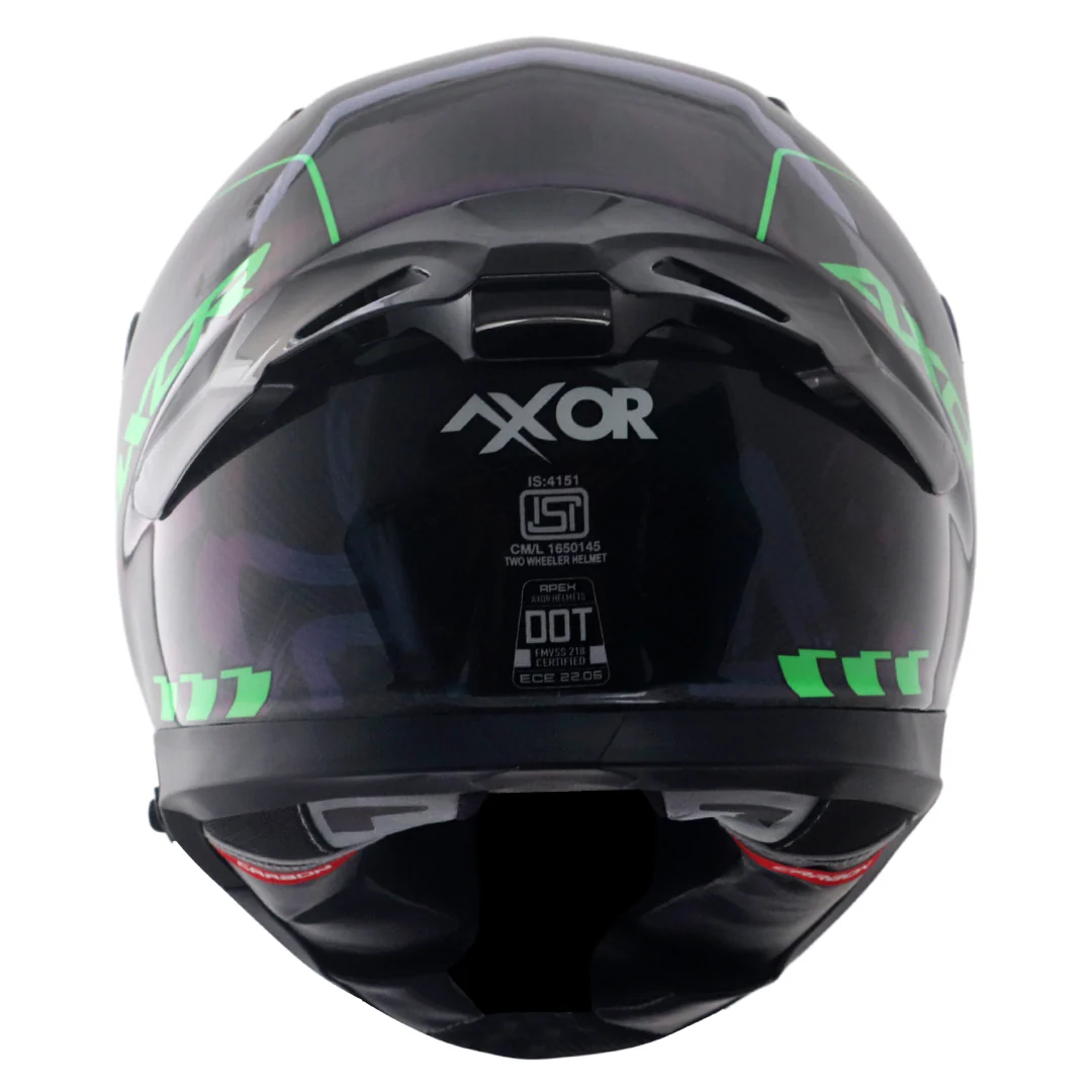 Apex Gloss Carbon Small Checks Helmet - Image 7
