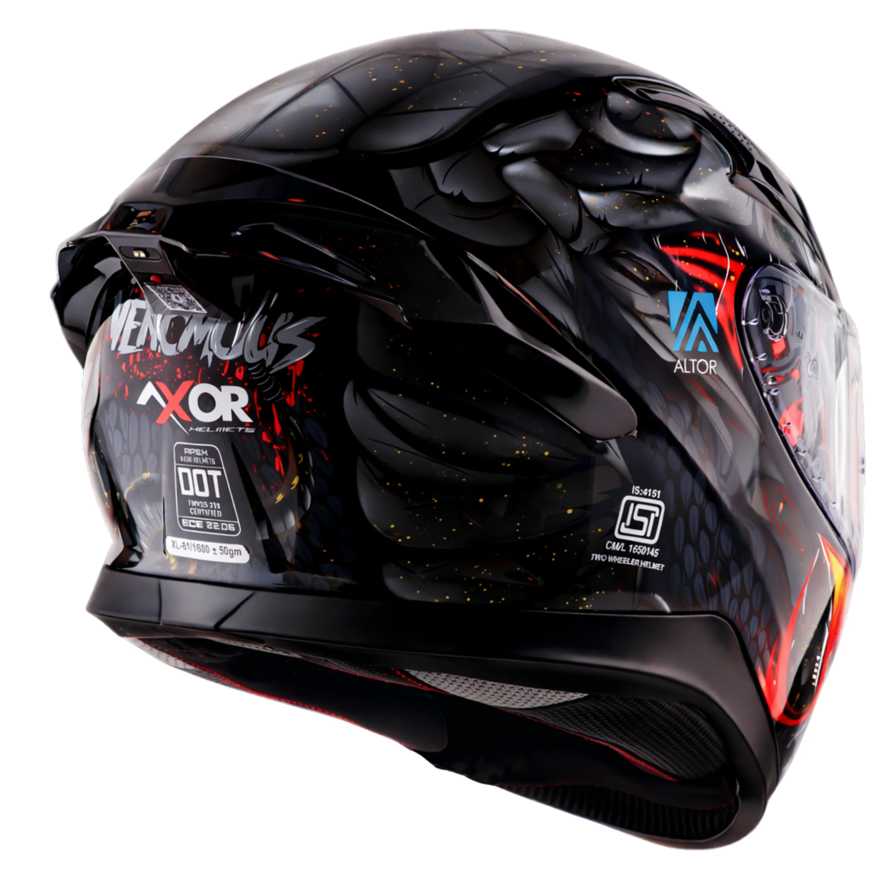 Axor X Altor  Apex Venomous Smart Bluetooth Helmet - Image 4