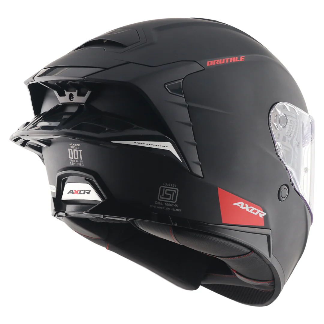 Brutale Solid Colors Dual Spoiler Helmet - Image 15