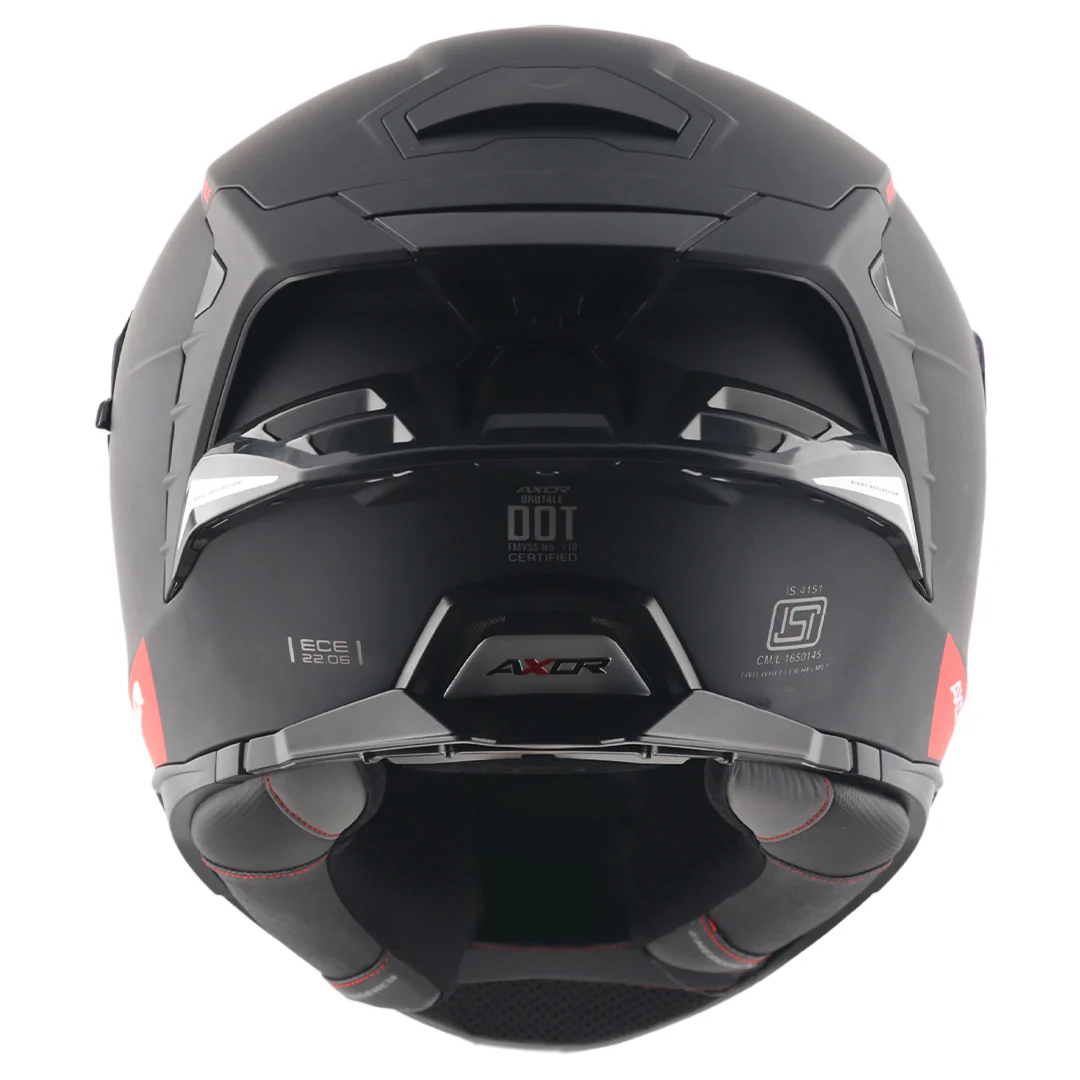 Brutale Solid Colors Dual Spoiler Helmet - Image 16