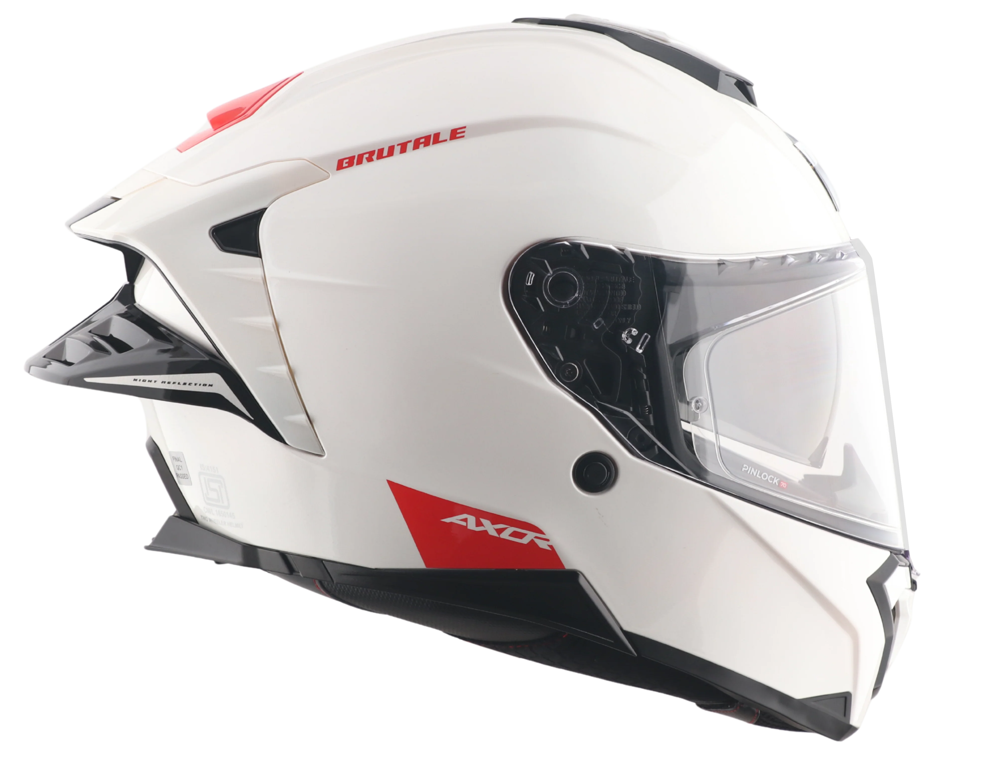 Brutale Solid Colors Dual Spoiler Helmet - Image 23