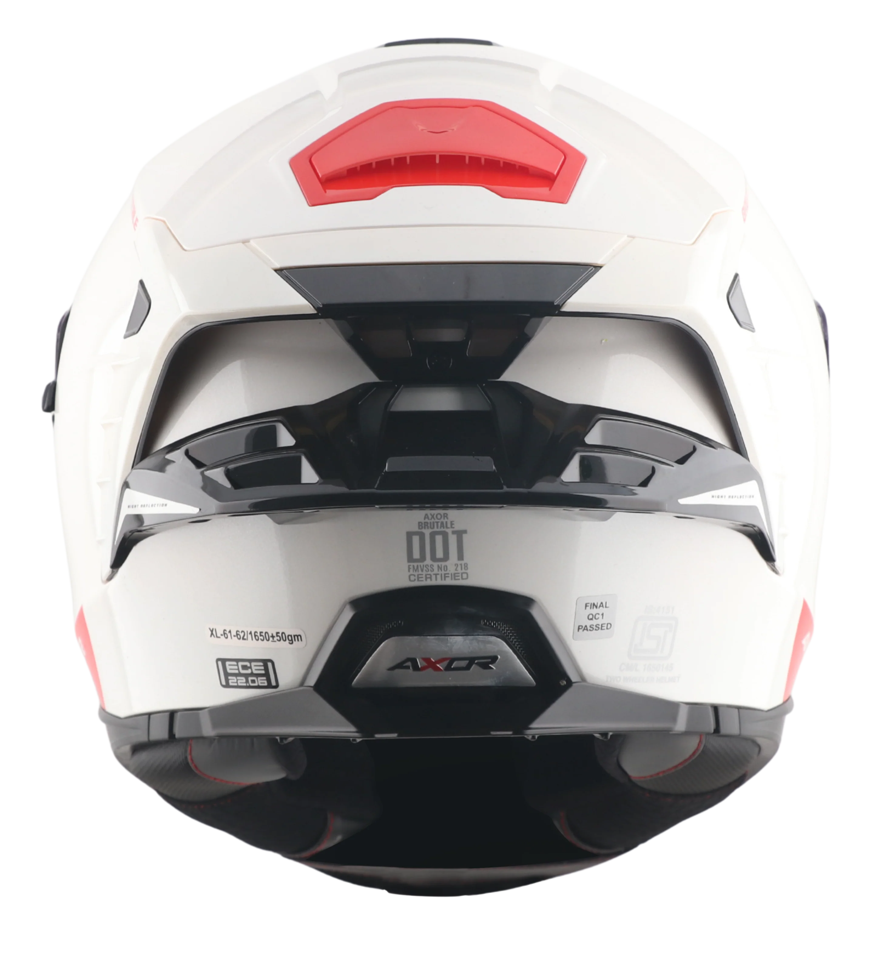 Brutale Solid Colors Dual Spoiler Helmet - Image 25