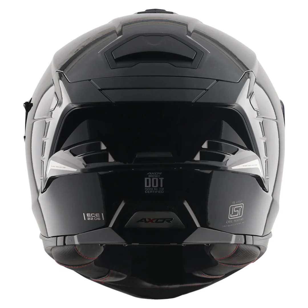 Brutale Solid Colors Dual Spoiler Helmet - Image 7