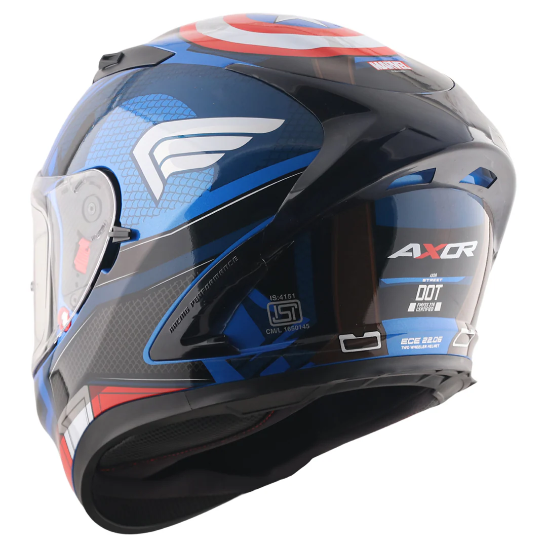 Street Marvel Captain America Helmet - Image 8